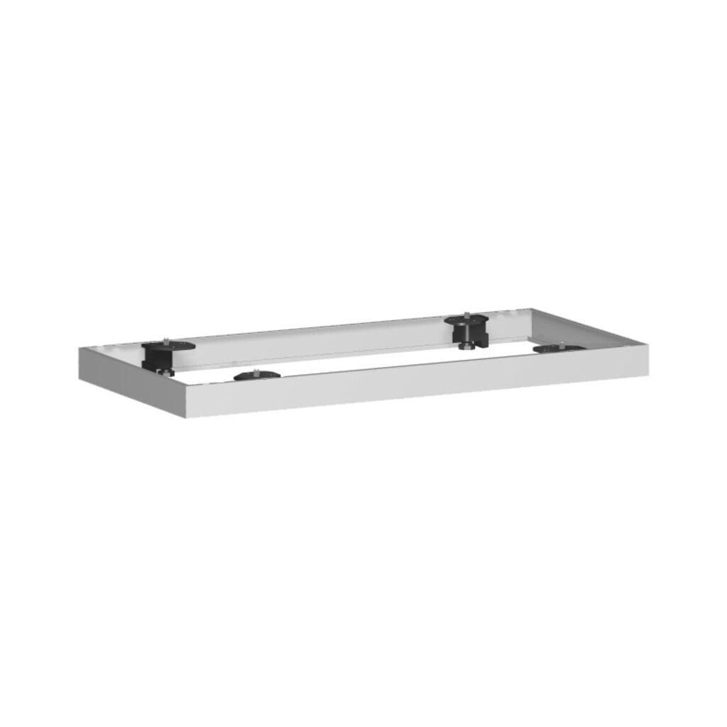 Metallsockel für Querrollladenschrank Profi, BxT 50 x 800 mm, silber Produktabbildung: Metallsockel für Querrollladenschrank Profi, BxT 50 x 800 mm, silber