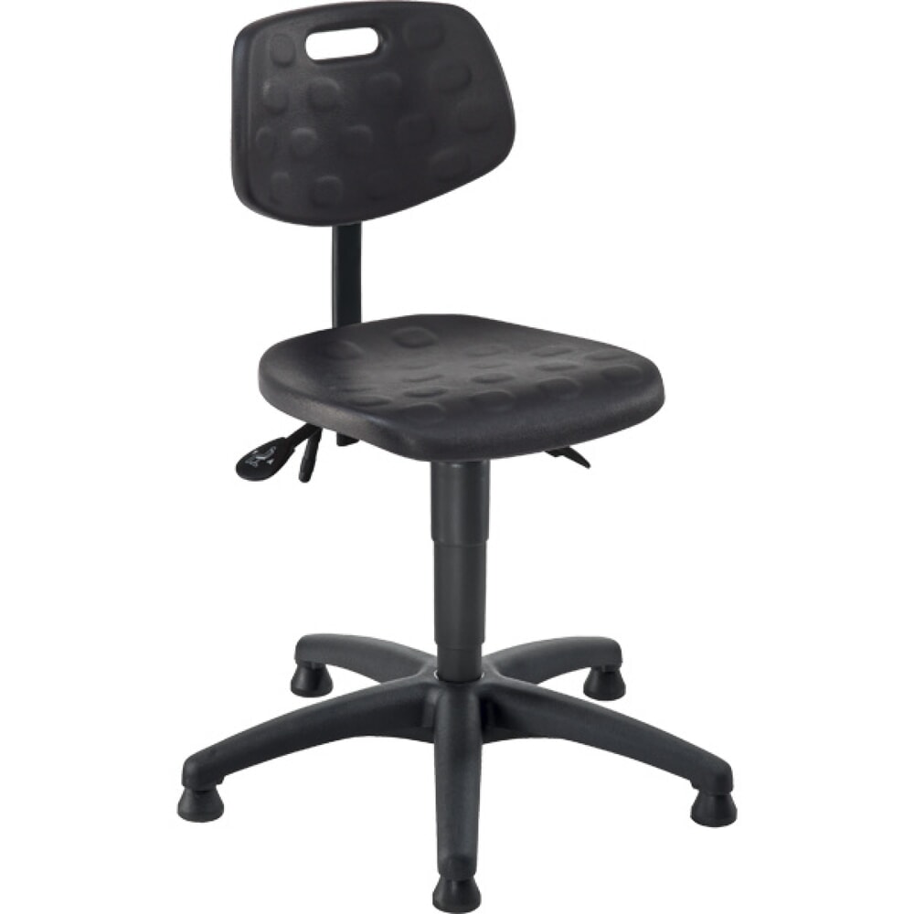 Produktabbildung: meychair Arbeitsdrehstuhl Ability Polyurethan, Sitzhöhe 470-610 mm, Kunststoffbasis, Bodengleiter