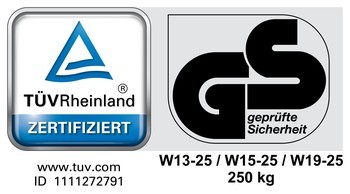 Produktabbildung Nr. 2: meychair Arbeitsdrehstuhl Workster Komplex XXL ESD, PU-Schaum, Bodengleiter