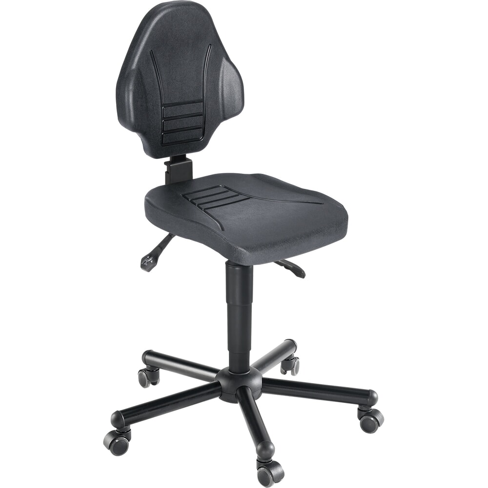 Produktabbildung: meychair Arbeitsdrehstuhl Workster Komplex XXL, Sitzhöhe 470-610 mm, Tragkraft 250 kg, Rollen