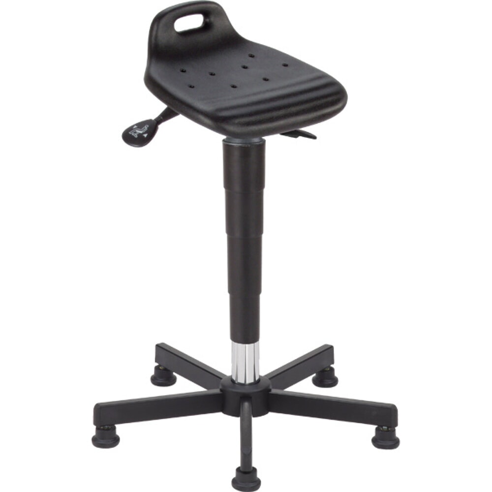 Produktabbildung: meychair Stehhilfe Futura Allround ESD, Sitzhöhe 610-895 mm, Handgriff, drehbar