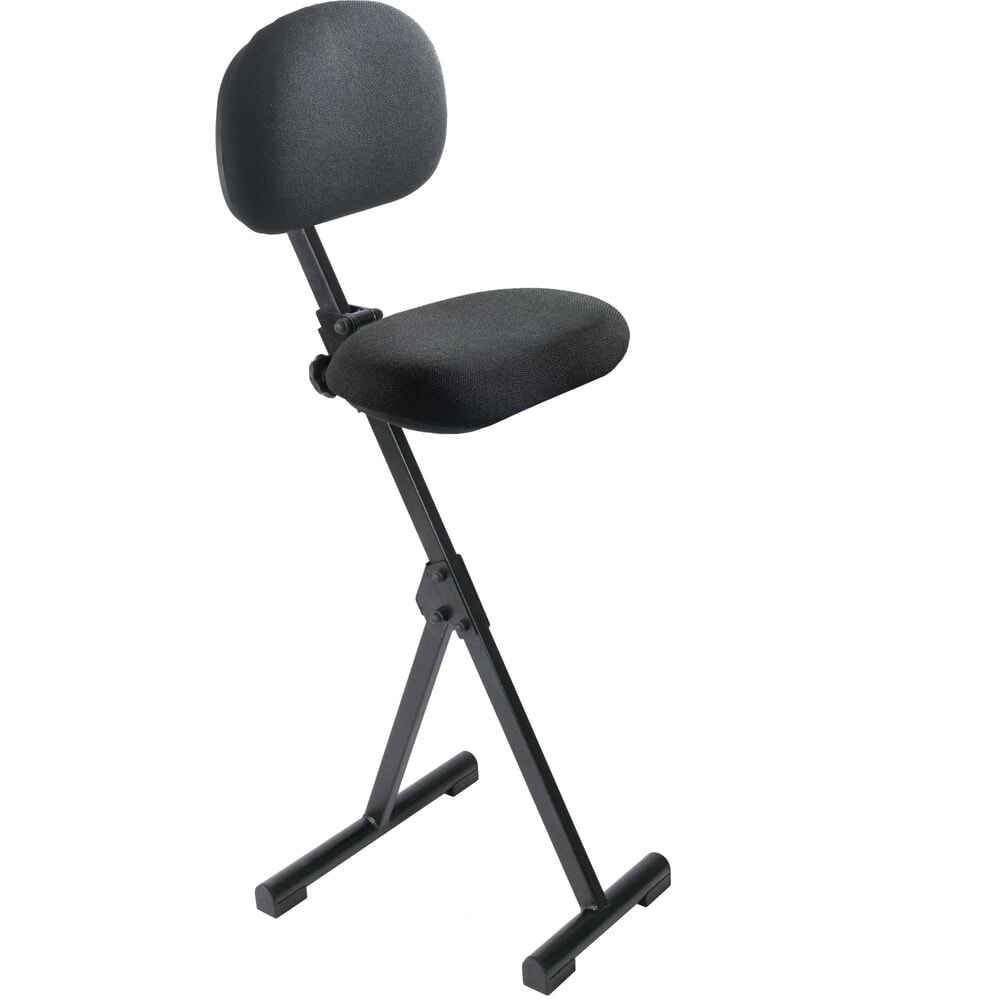 Produktabbildung: meychair Stehhilfe, klappbar, Sitzhöhe 540-900 mm, Bodengleiter, schwarz