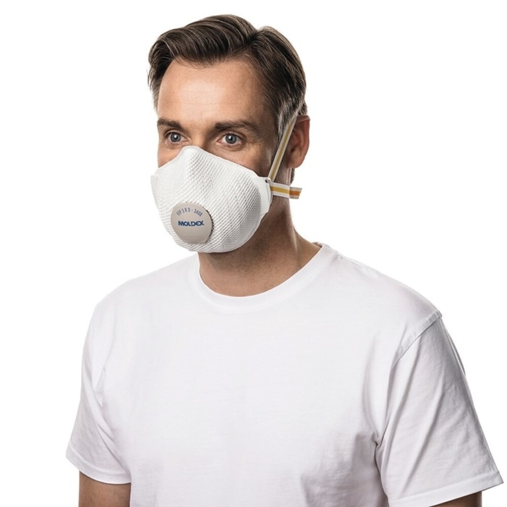 Produktabbildung Nr. 3: MOLDEX®Atemschutzmaske Air Plus ProValve 340801, mit Ausatemventil, FFP3 / V R D, 5St./KT