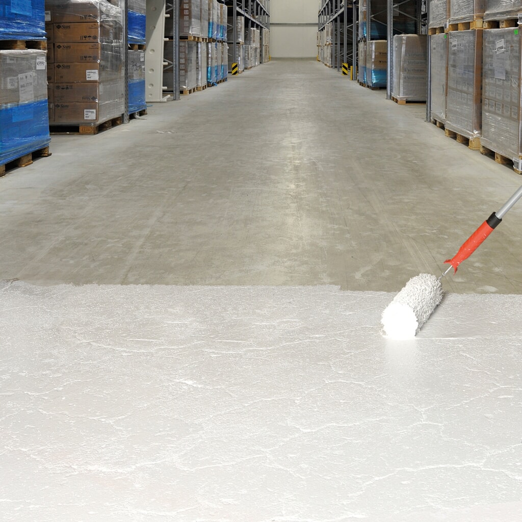 MORAVIA Hallenbeschichtung PROline-paint Anti-Rutsch, 5l, sehr feine Körnung, RAL 5017 verkehrsblau Produktabbildung: MORAVIA Hallenbeschichtung PROline-paint Anti-Rutsch, 5l, sehr feine Körnung, RAL 5017 verkehrsblau
