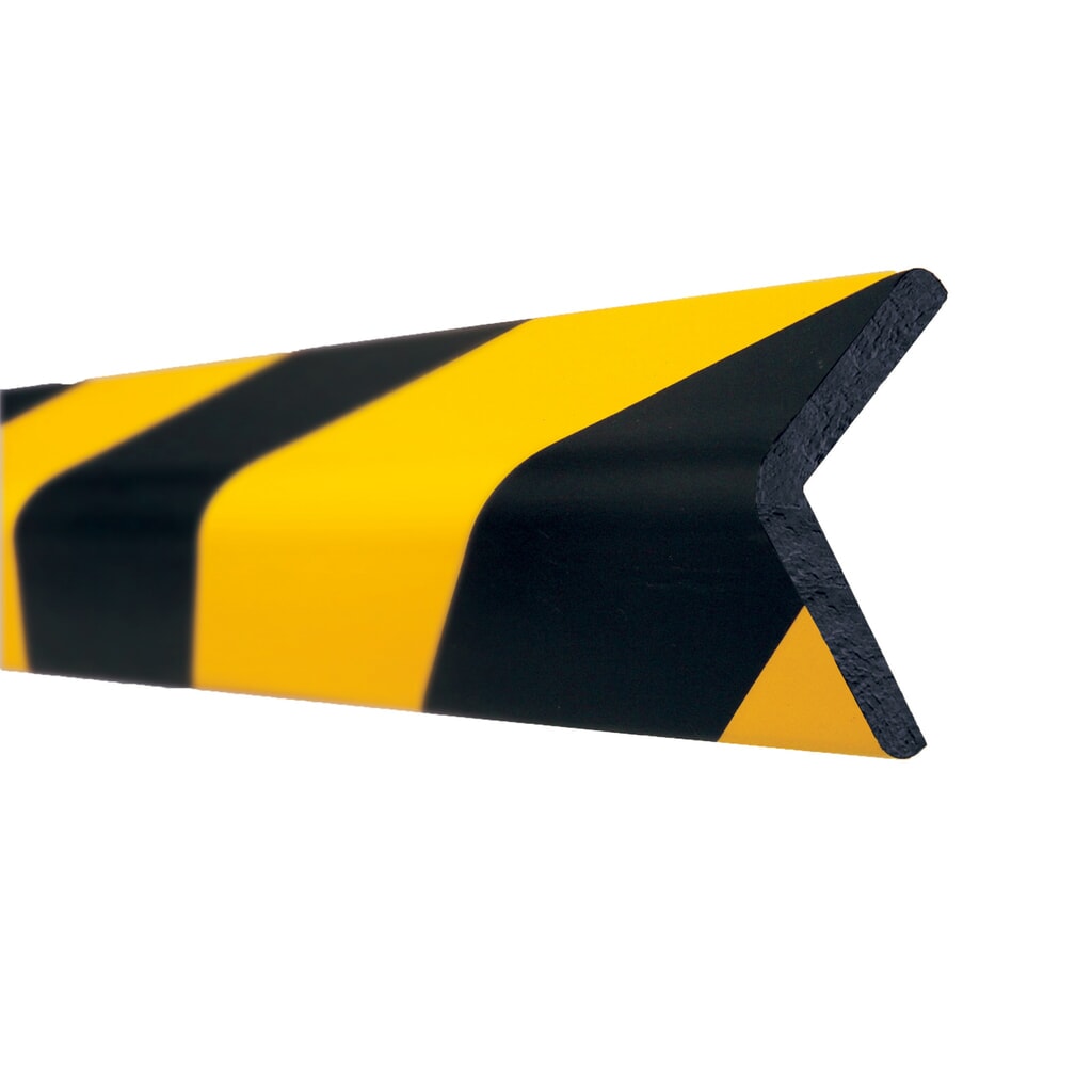 Produktabbildung: MORAVIA Prallschutz für Kanten, winkelförmig spitz, selbstklebend, HxB 60 x 60 mm, Länge 1 m