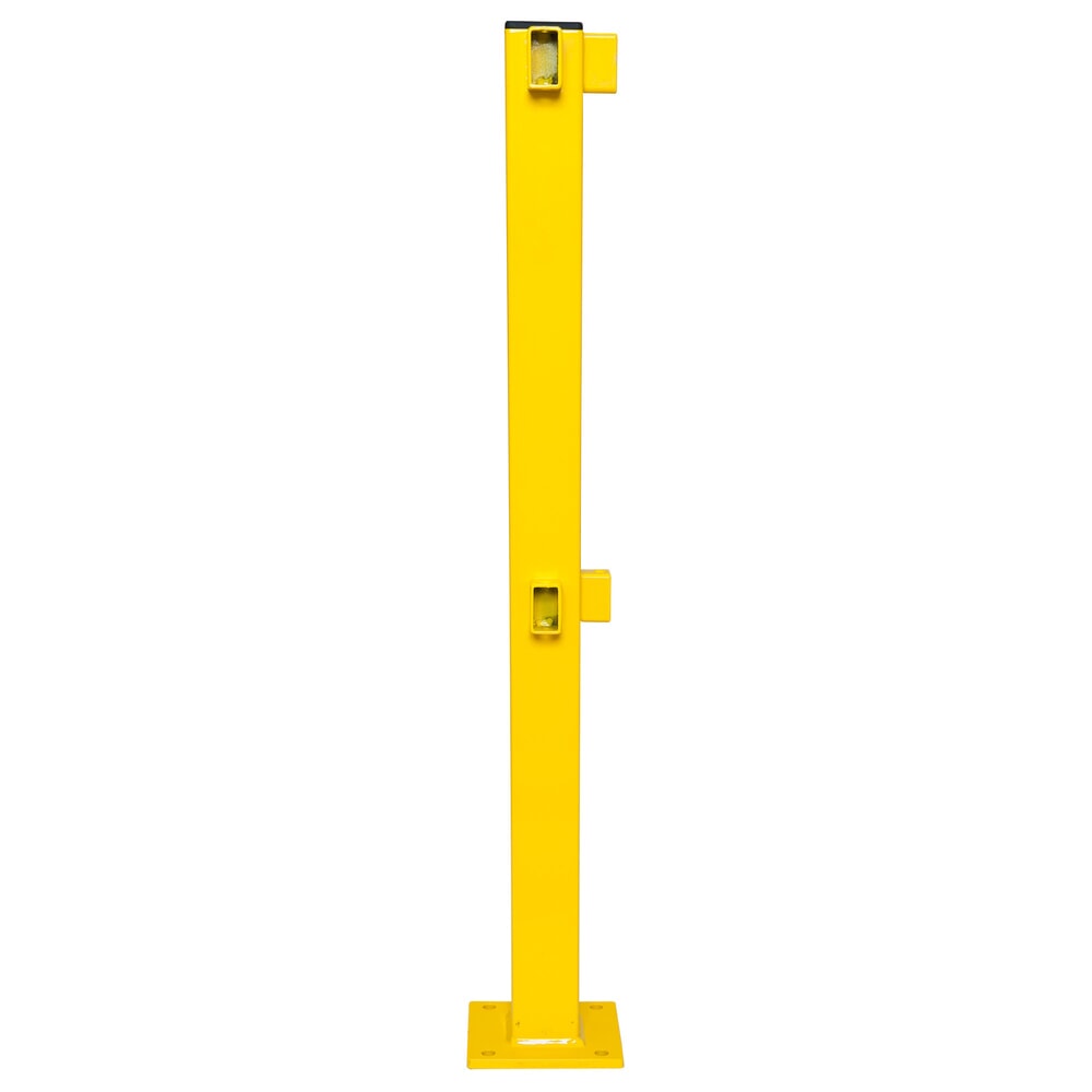 Produktabbildung: MORAVIA Eckpfosten für Rammschutzgeländer S-Line, Aussenbereich, 1.000 mm Höhe