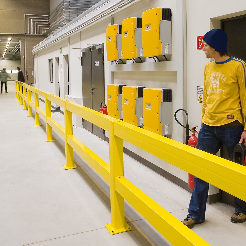 MORAVIA Holmsatz für Rammschutzgeländer, Aussenbereich, 1.000 mm Länge Produktabbildung Nr. 2: MORAVIA Holmsatz für Rammschutzgeländer, Aussenbereich, 1.000 mm Länge