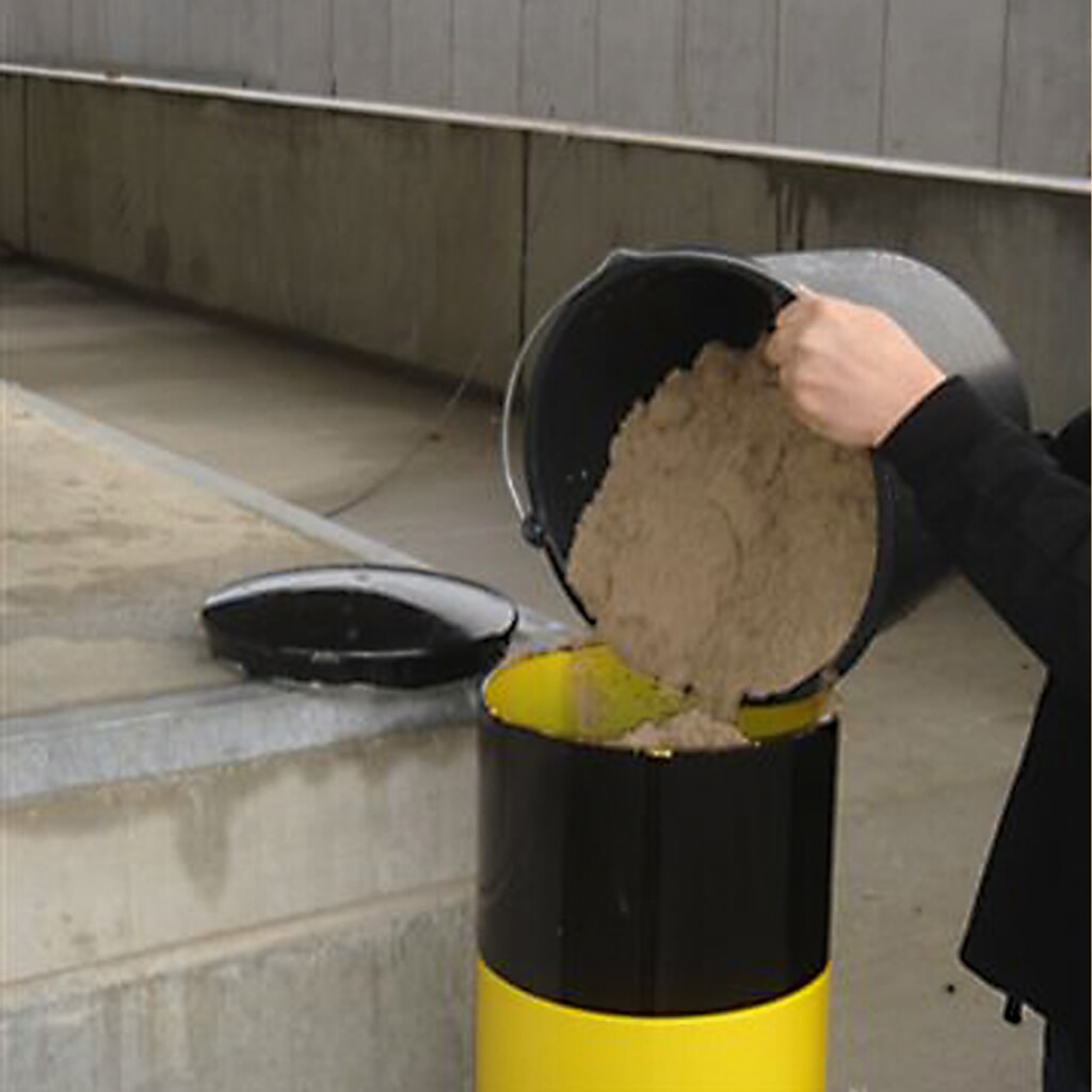MORAVIA Rammschutzpoller, zum Einbetonieren, Aussenbereich, Höhe 1.600 mm, Ø 273 mm Produktabbildung Nr. 3: MORAVIA Rammschutzpoller, zum Einbetonieren, Aussenbereich, Höhe 1.600 mm, Ø 273 mm