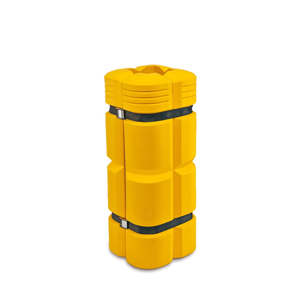 Produktabbildung: MORAVIA Säulen-Anfahrschutz, Höhe 1.100 mm, für Säulenmasse (BxT) 200-300 x 200-300 mm