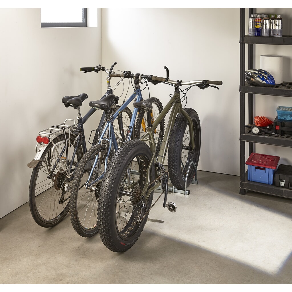 Produktabbildung Nr. 7: MOTTEZ Fahrradständer für 3 Fahrräder, 2 Ebenen FAT BIKE