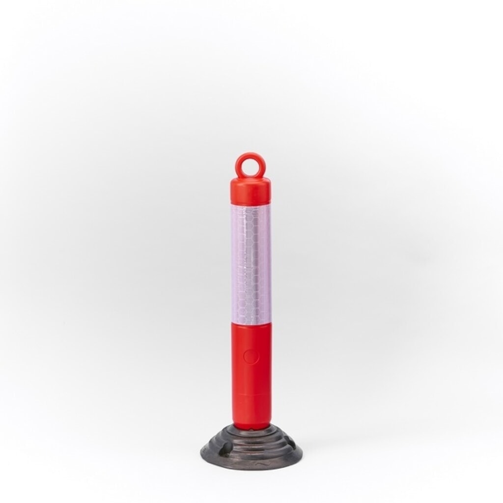 MOTTEZ Signalpoller auf flexibler Grundplatte, Höhe 920 mm Produktabbildung: MOTTEZ Signalpoller auf flexibler Grundplatte, Höhe 920 mm