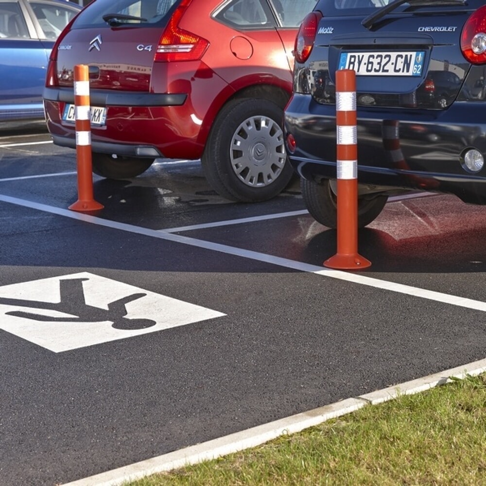 Produktabbildung Nr. 3: MOTTEZ Signalpoller zum Befestigen, Höhe 800 mm