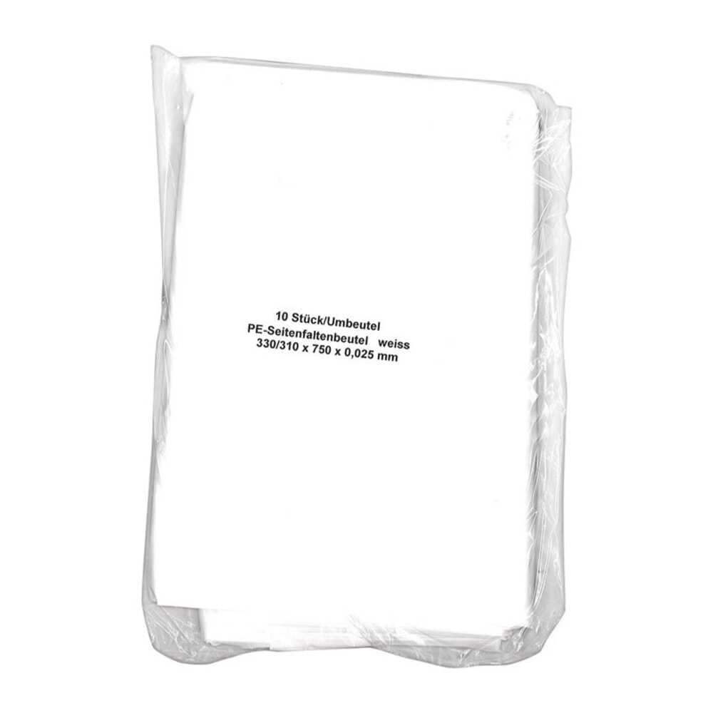 Produktabbildung Nr. 1: Müllbeutel B330/310xL750mm 60l 25 µm weiss 10St./Btl.