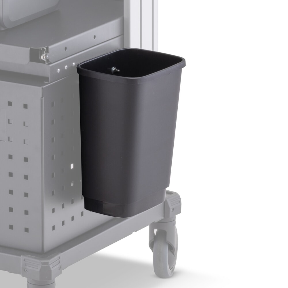 Produktabbildung: Mülleimer für Jungheinrich Mobiler Arbeitsplatz WMD, 10 Liter, magnetisch