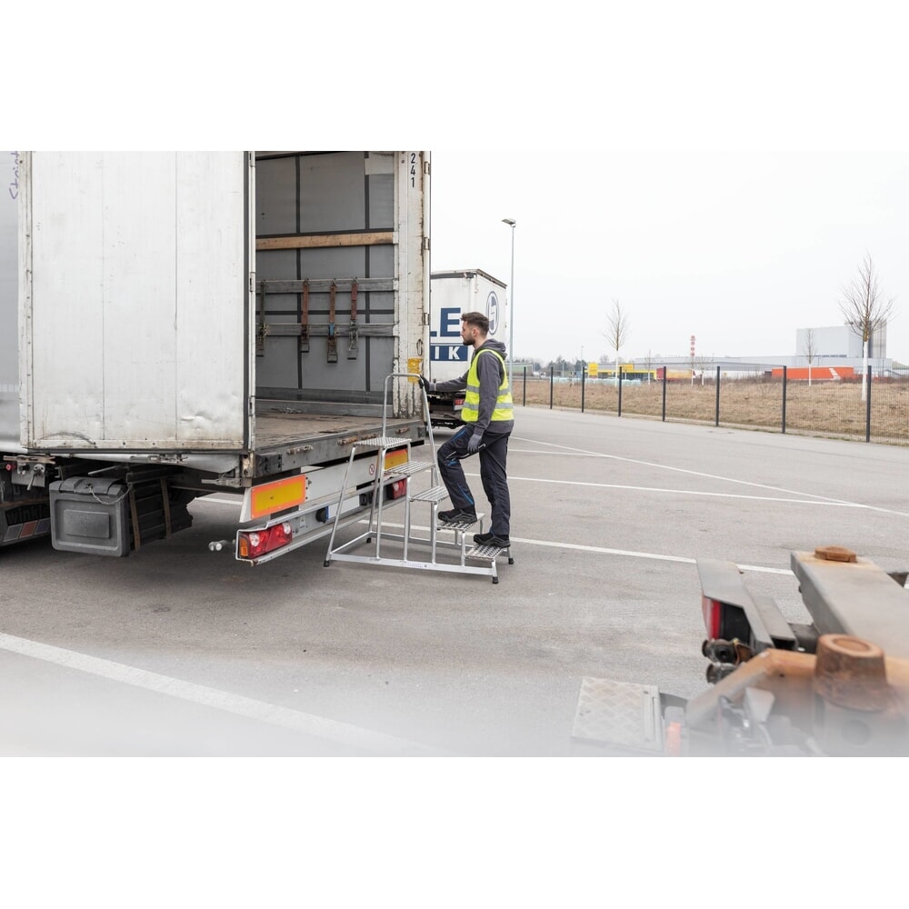 Produktabbildung Nr. 2: Munk Arbeitspodest starr mit Handlauf 3 Stufen