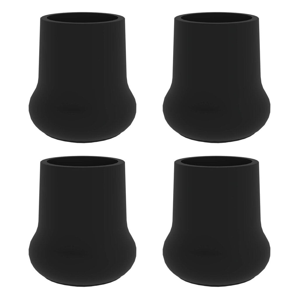Munk Aussenschuh für Aluminium-Arbeitspodest starr ø 30 schwarz TPE 85 Shore Produktabbildung: Munk Aussenschuh für Aluminium-Arbeitspodest starr ø 30 schwarz TPE 85 Shore