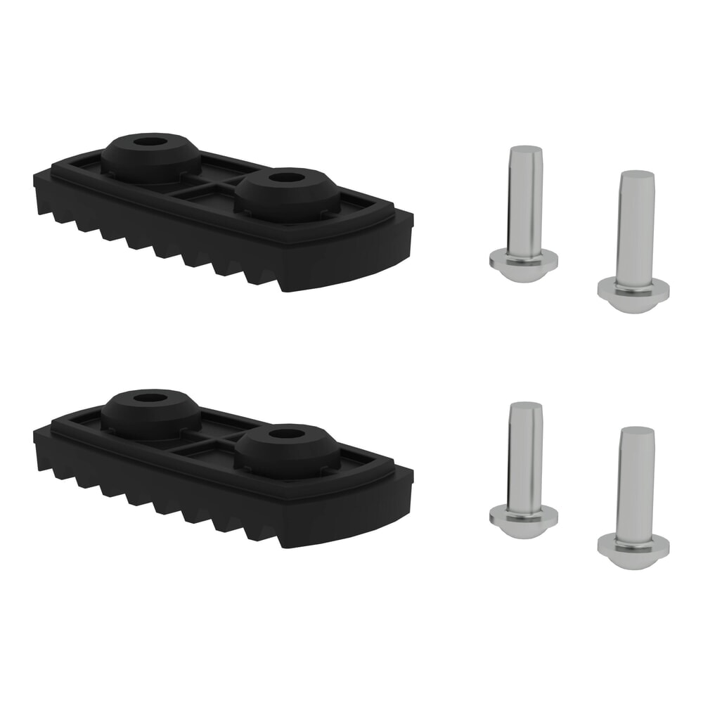 Produktabbildung: Munk nivello®-Fussplatte elektrisch ableitfähig für Holmhöhe 58/73 mm