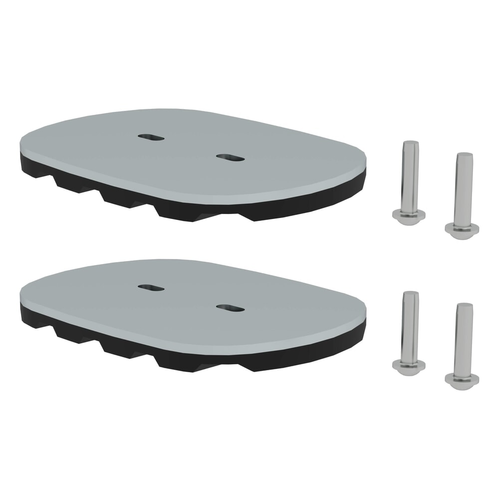 Produktabbildung: Munk nivello®-Fussplatte für Gitterroste 126x89 mm