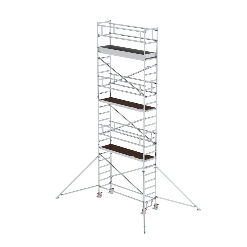 Produktabbildung: Munk Rollgerüst 0,75 x 2,45 m mit Ausleger Plattformhöhe 6,35 m