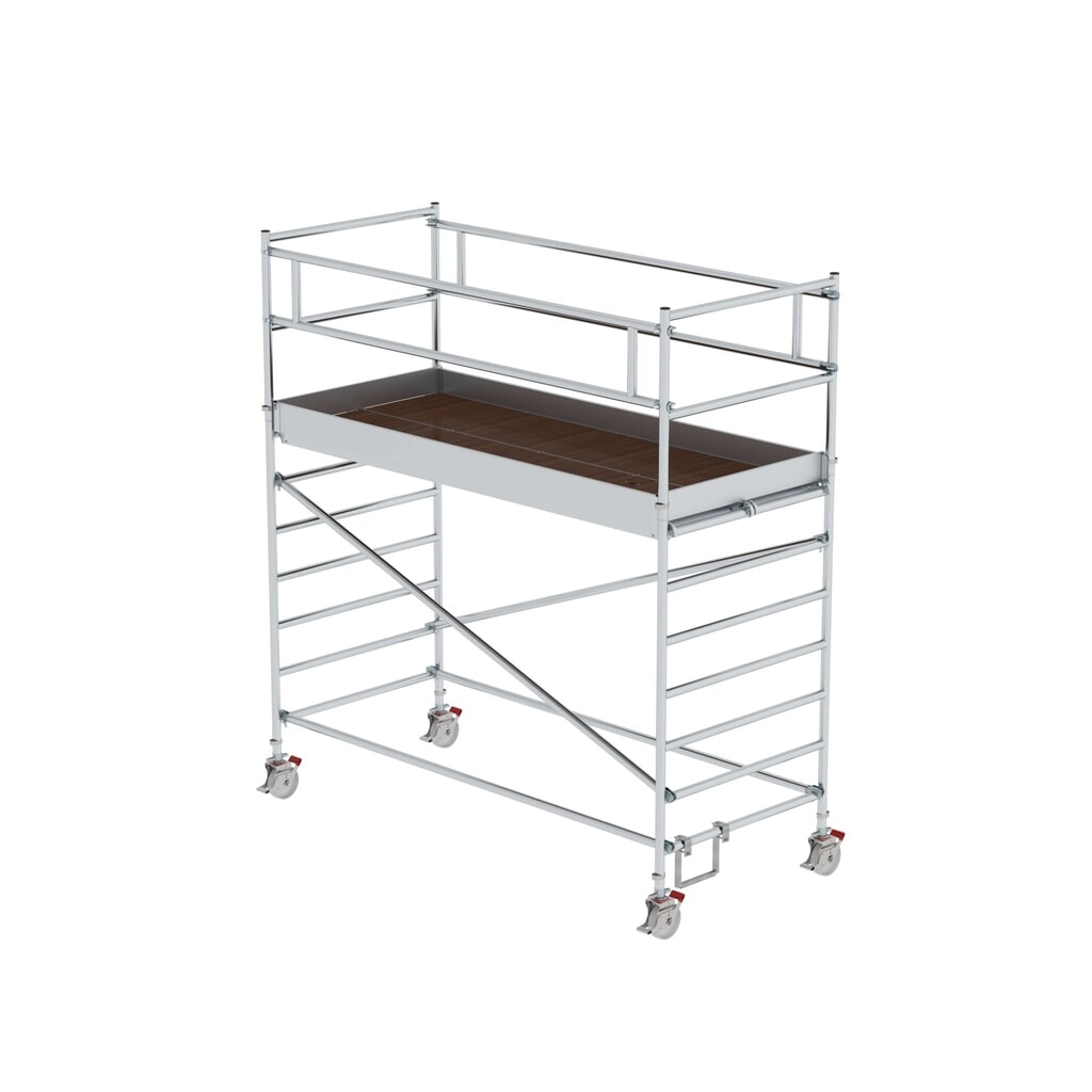 Produktabbildung Nr. 1: Munk Rollgerüst 1,35 x 3,0 m mit Doppel-Plattform Plattformhöhe 2,35 m