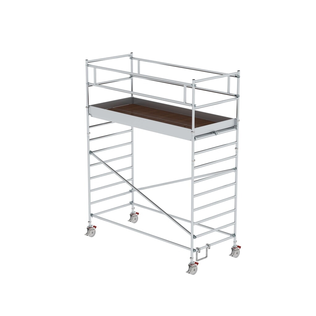 Produktabbildung: Munk Rollgerüst 1,35 x 3,0 m mit Doppel-Plattform Plattformhöhe 3 m