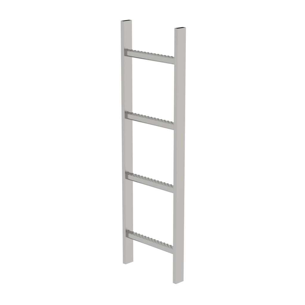 Produktabbildung: Munk Schachtleiter Edelstahl V4A 300mm Lichte Weite 4 Sprossen