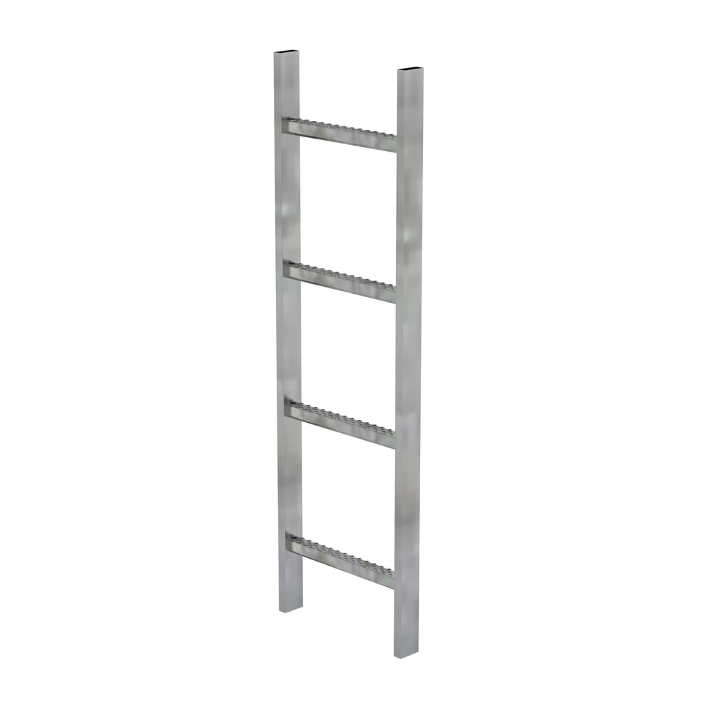 Munk Schachtleiter Stahl feuerverzinkt 300mm Lichte Weite 4 Sprossen Produktabbildung: Munk Schachtleiter Stahl feuerverzinkt 300mm Lichte Weite 4 Sprossen