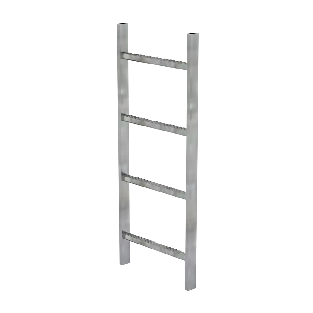 Produktabbildung: Munk Schachtleiter Stahl feuerverzinkt 400mm Lichte Weite 4 Sprossen