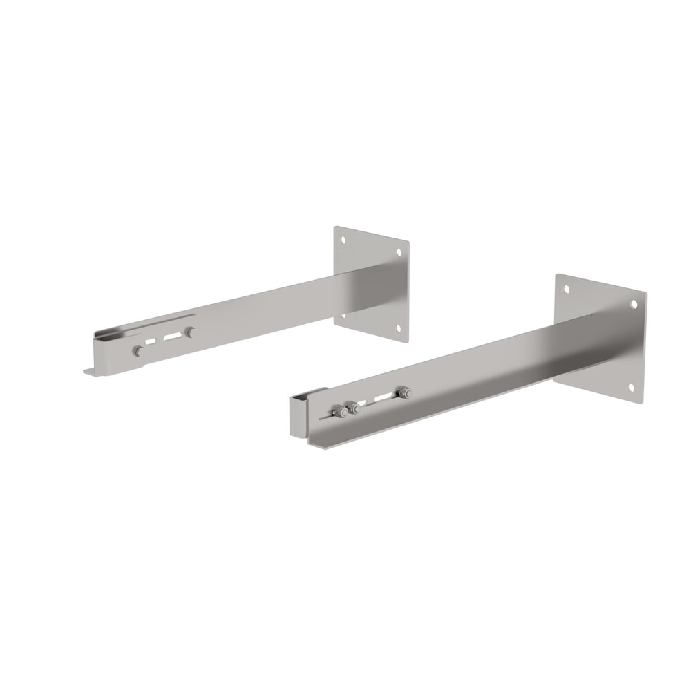 Produktabbildung: Munk Sonderwandhalter, starr 700-800mm, Edelstahl