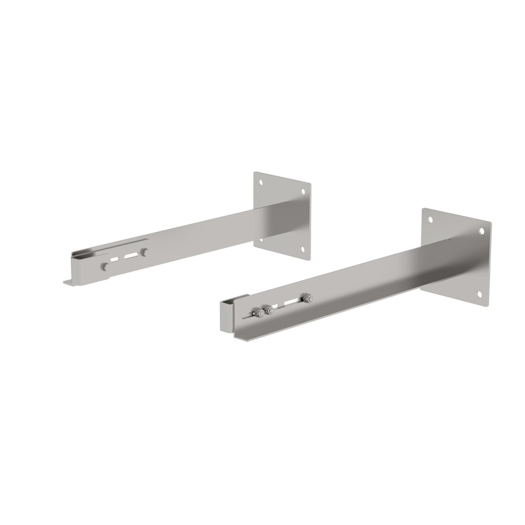 Munk Sonderwandhalter, starr 700-800mm, Edelstahl Produktabbildung: Munk Sonderwandhalter, starr 700-800mm, Edelstahl