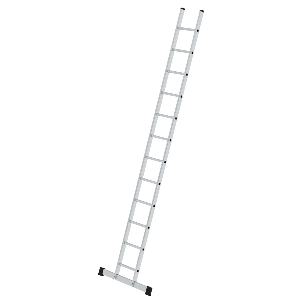 Produktabbildung: Munk Sprossen-Anlegeleiter 350 mm breit mit Standard-Traverse 12 Sprossen