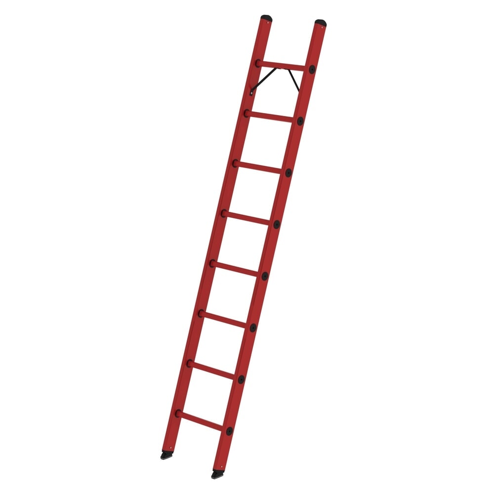 Produktabbildung: Munk Sprossen-Anlegeleiter GFK ohne Traverse 8-Sprossen