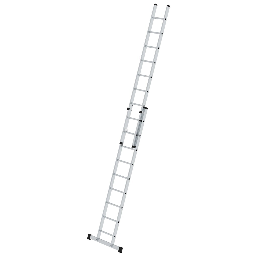 Produktabbildung: Munk Sprossen-Schiebeleiter mit Standard-Traverse 2x9 Sprossen