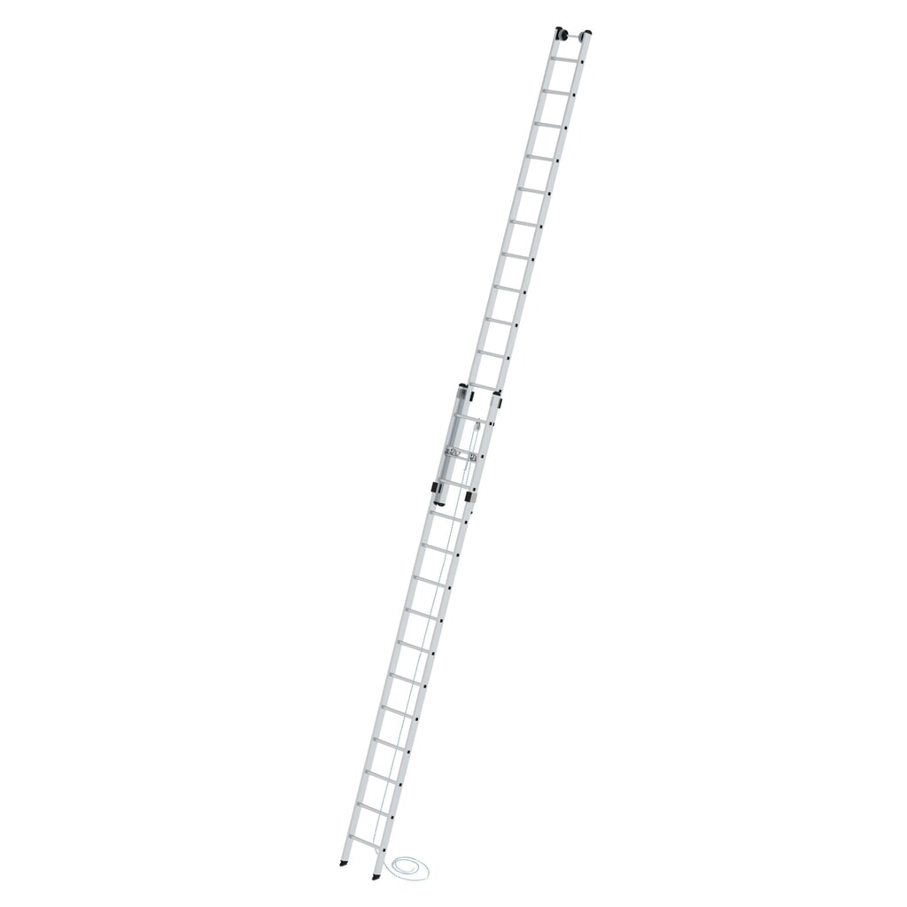 Produktabbildung: Munk Sprossen-Seilzugleiter 2-teilig ohne Traverse 2x14 Sprossen