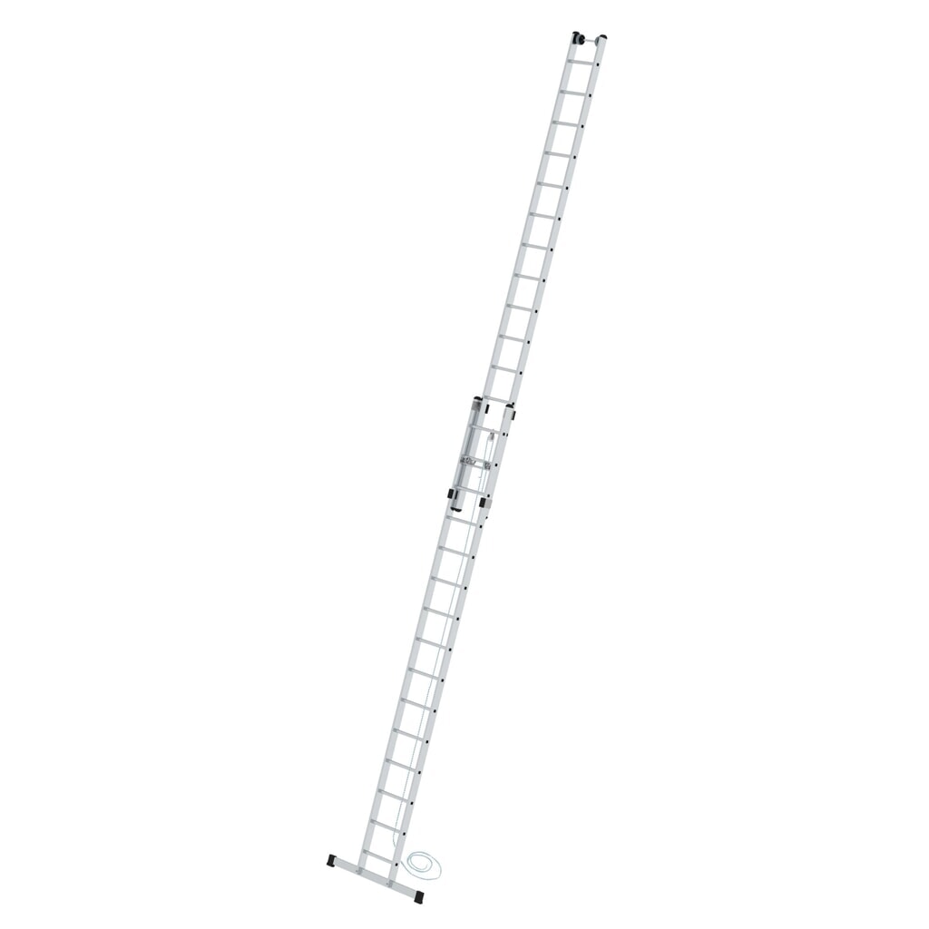 Munk Sprossen-Seilzugleiter mit Standard-Traverse 2x15 Sprossen Produktabbildung: Munk Sprossen-Seilzugleiter mit Standard-Traverse 2x15 Sprossen