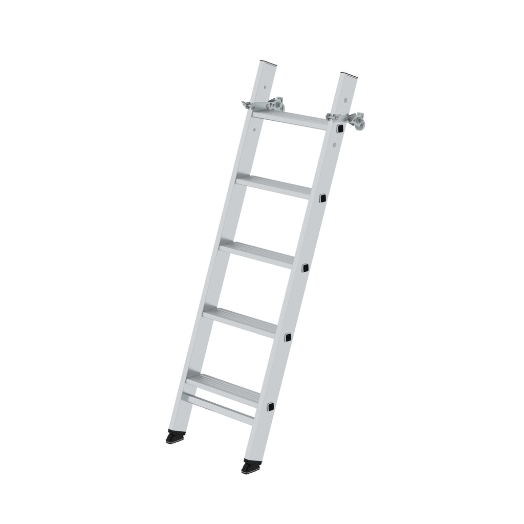 Produktabbildung: Munk Stufen-Anlegeleiter LKW 5 Stufen, inkl. Magnet-Montagesatz