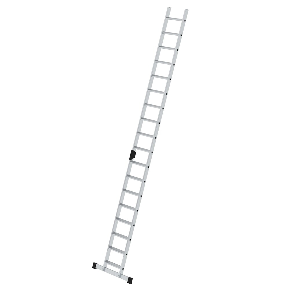 Produktabbildung: Munk Stufen-Anlegeleiter mit Standard-Traverse 18 Stufen