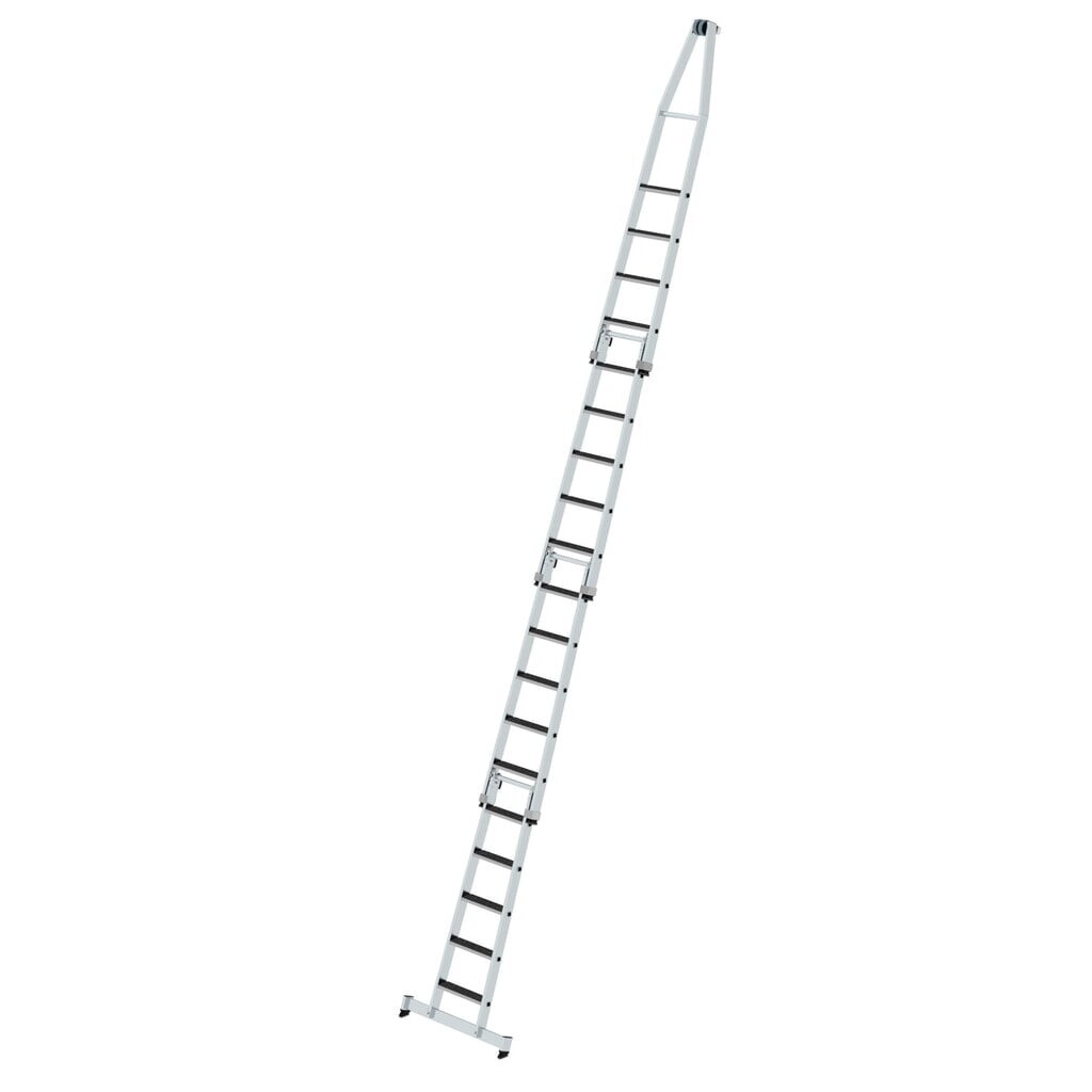 Munk Stufen-Glasreinigerleiter-Satz mit nivello®-Traverse und clip-step R13 4-teilig Produktabbildung: Munk Stufen-Glasreinigerleiter-Satz mit nivello®-Traverse und clip-step R13 4-teilig