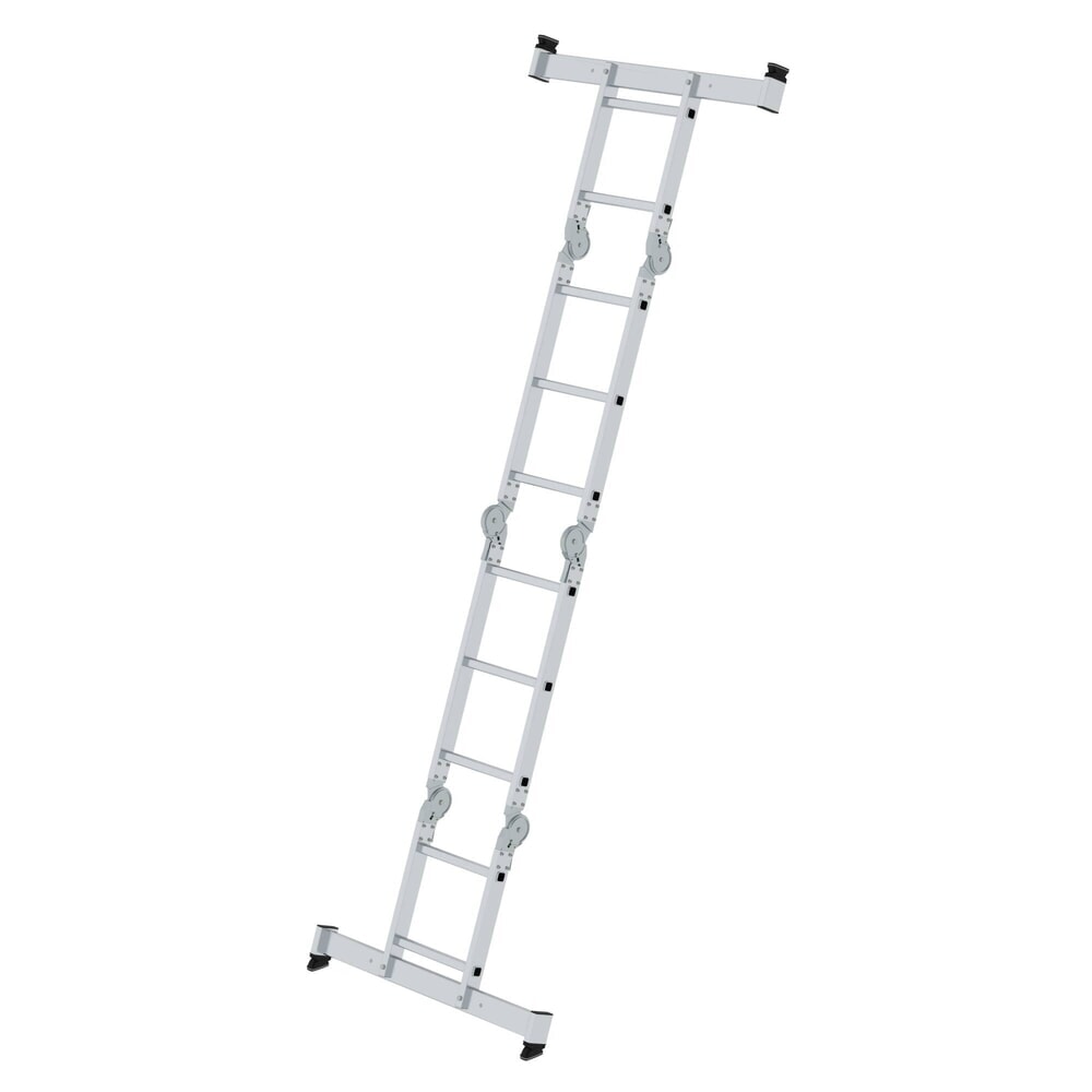 Produktabbildung Nr. 4: Vielzweckleiter 4-teilig mit nivello®-Traverse 2x2 + 2x3 Sprossen