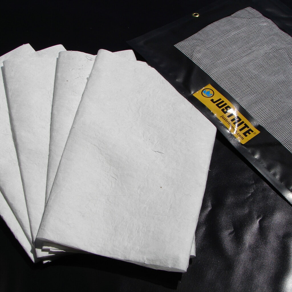 Nachfüll-Set für Justrite® Tropf-/Saugkissen LxB 910 x 610 mm, 5 Sorptionsmittel Produktabbildung: Nachfüll-Set für Justrite® Tropf-/Saugkissen LxB 910 x 610 mm, 5 Sorptionsmittel