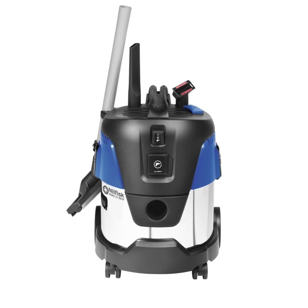 Nilfisk® Nass-/Trockensauger AERO 21-21 PC INOX + Gerätesteckdose, 1.250 W, 20 l Produktabbildung Nr. 3: Nilfisk® Nass-/Trockensauger AERO 21-21 PC INOX + Gerätesteckdose, 1.250 W, 20 l
