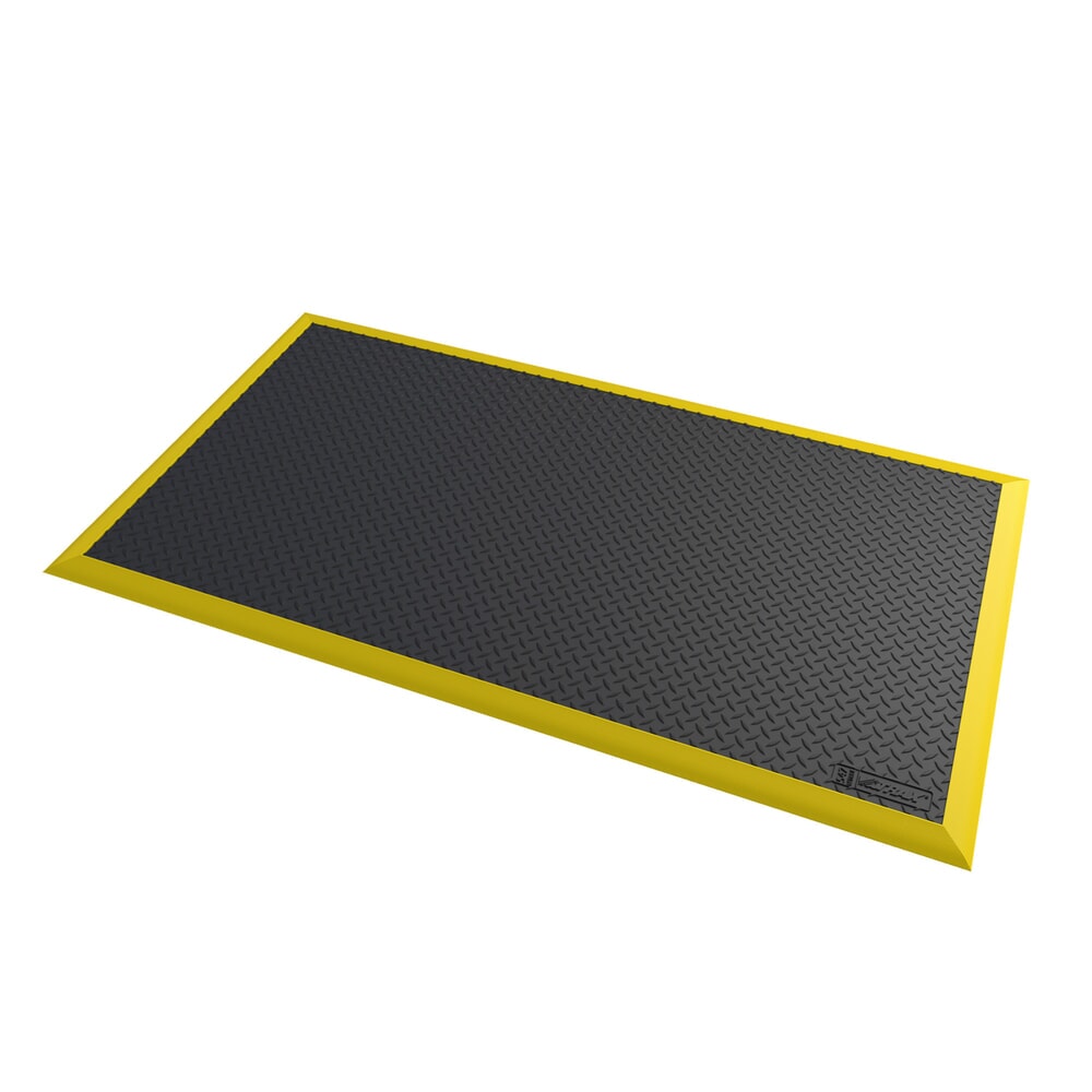 Produktabbildung: NoTrax Anti-Ermüdungsmatte Diamond Flex™ ESD Nitrile, BxL 970 x 1.630 mm, schwarz
