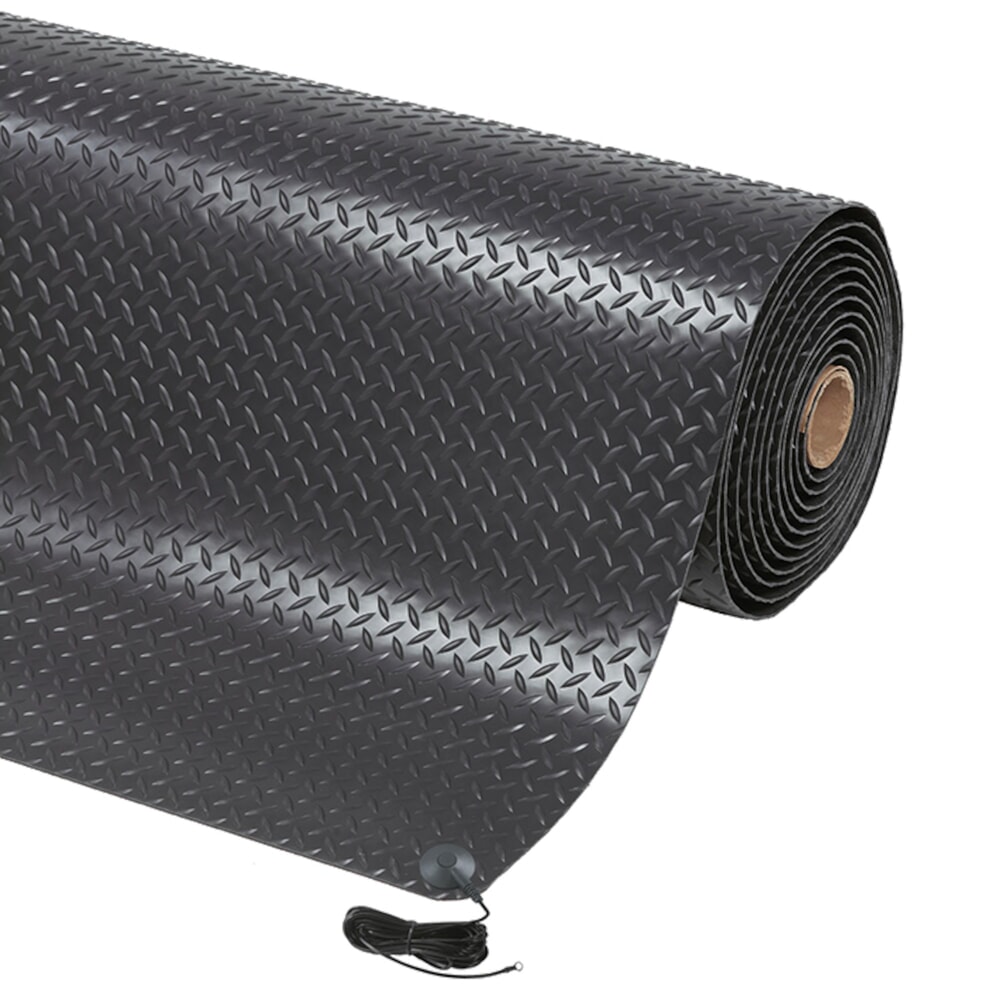 Produktabbildung Nr. 1: NoTrax Anti-Ermüdungsmatte Diamond Stat™, BxL 600 x 910 mm, schwarz