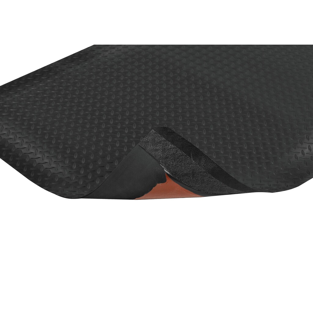 NoTrax Anti-Ermüdungsmatte Diamond Stat™, BxL lfm x 910 mm, schwarz Produktabbildung Nr. 3: NoTrax Anti-Ermüdungsmatte Diamond Stat™, BxL lfm x 910 mm, schwarz