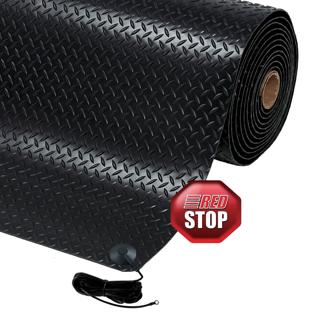 Produktabbildung Nr. 4: NoTrax Anti-Ermüdungsmatte Diamond Stat™, BxL lfm x 910 mm, schwarz