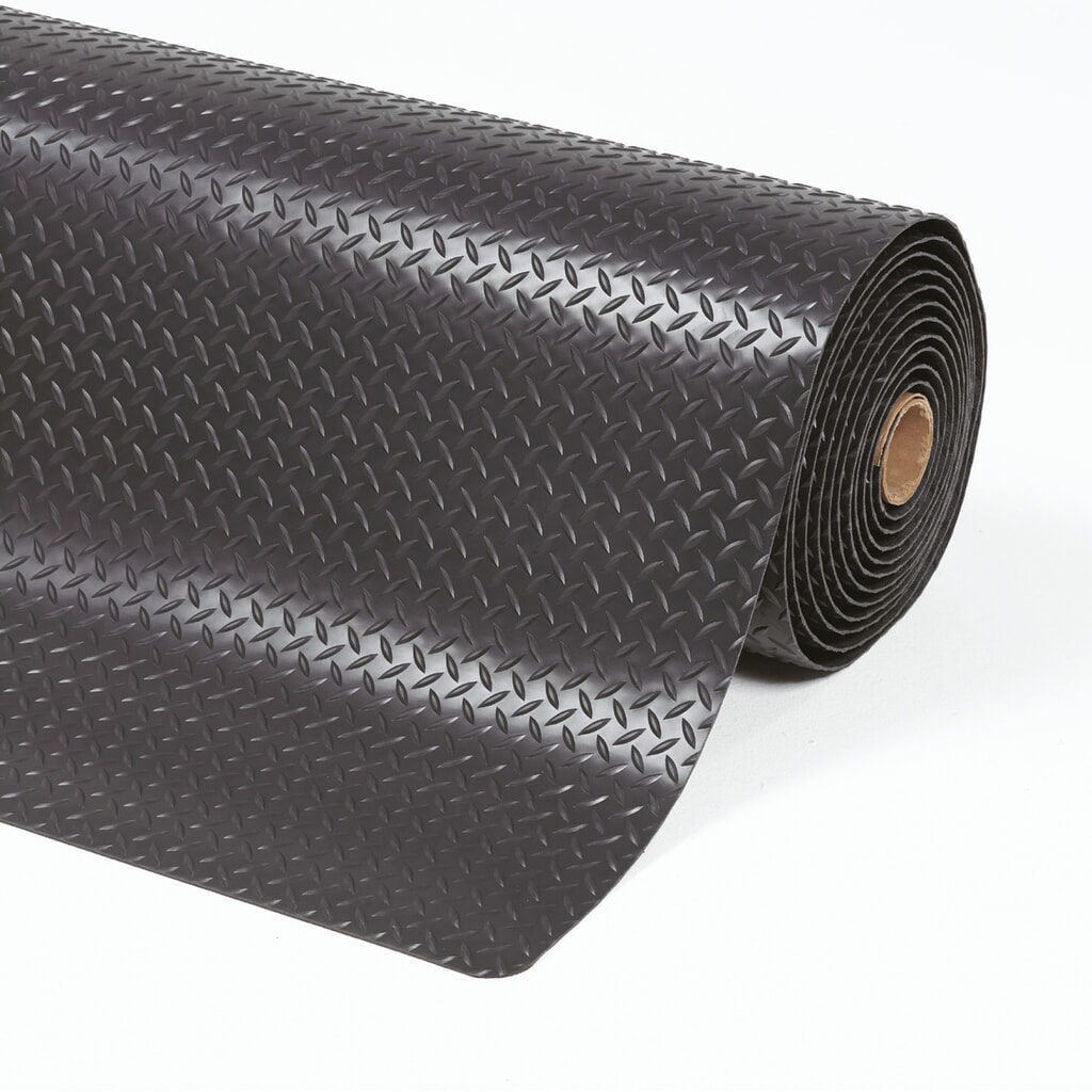 NoTrax Anti-Ermüdungsmatte für Industrie und Handwerk, lfm x 600 mm, schwarz Produktabbildung: NoTrax Anti-Ermüdungsmatte für Industrie und Handwerk, lfm x 600 mm, schwarz