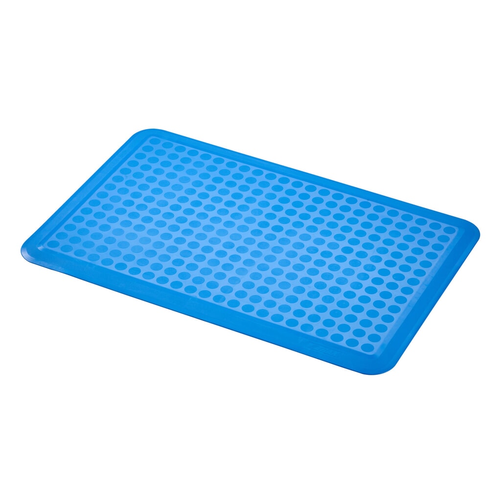 NoTrax Anti-Ermüdungsmatte Sani-Flex™, BxL 460 x 610 mm, blau Produktabbildung: NoTrax Anti-Ermüdungsmatte Sani-Flex™, BxL 460 x 610 mm, blau