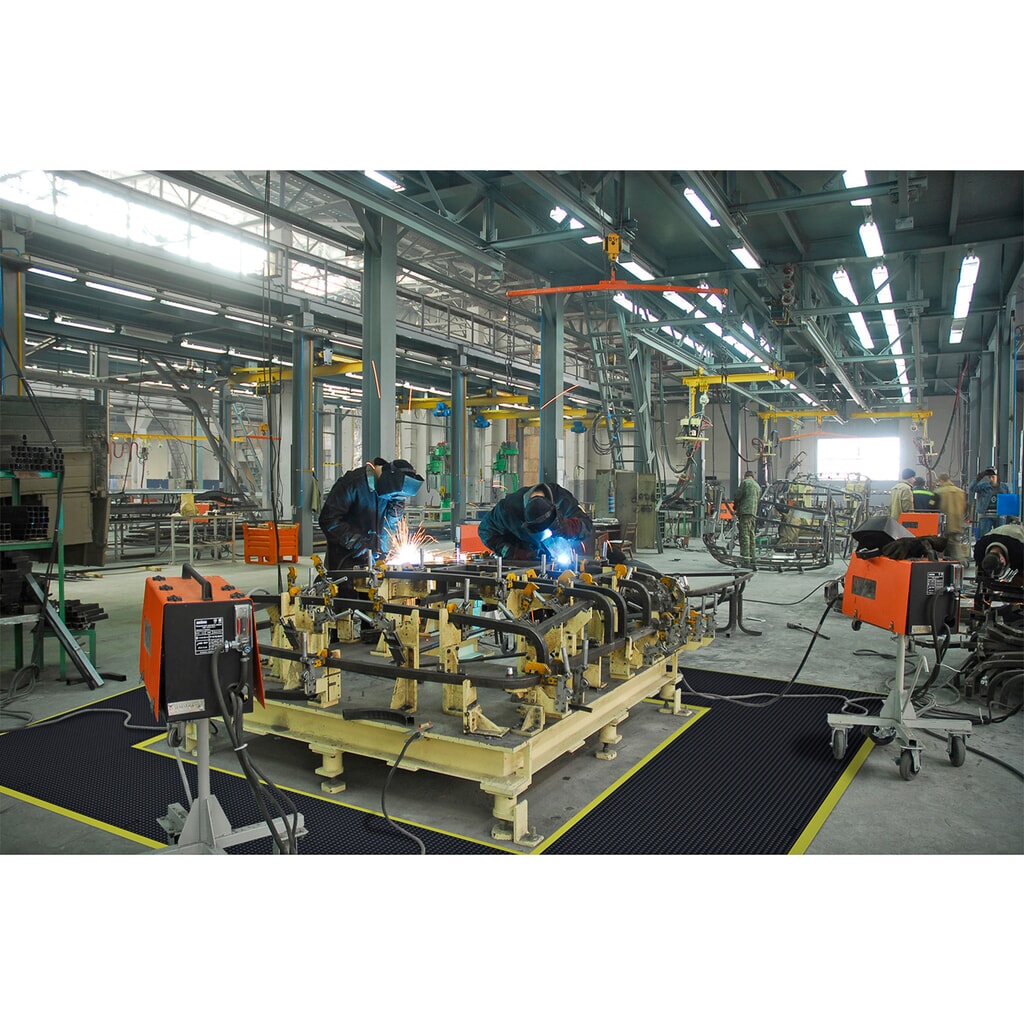 NoTrax Anti-Ermüdungsmatte SkywalkerHD™ ESD Nitrile, BxL 910 x 910 mm, schwarz Produktabbildung Nr. 3: NoTrax Anti-Ermüdungsmatte SkywalkerHD™ ESD Nitrile, BxL 910 x 910 mm, schwarz