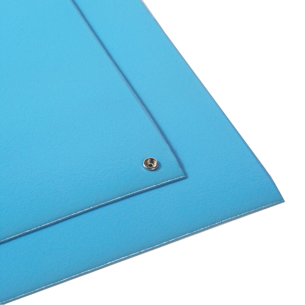 Produktabbildung: NoTrax Arbeitsplatzmatte Anti-Stat POP™, BxL lfm x 76 mm, blau