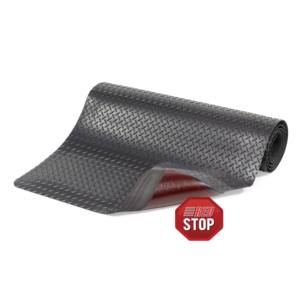 Produktabbildung: NoTrax Bodenmatte 2-lagig, PVC, BxL 600 x 910 mm, schwarz